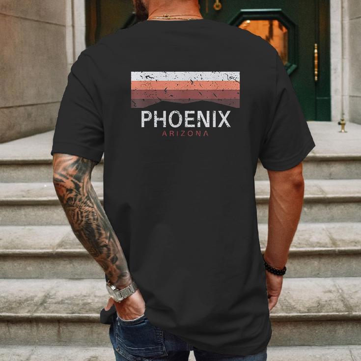 Phoenix Arizona Mountains Mens Back Print T-shirt Gifts for Men