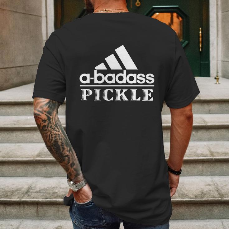 Pickle Mens Back Print T-shirt Gifts for Men