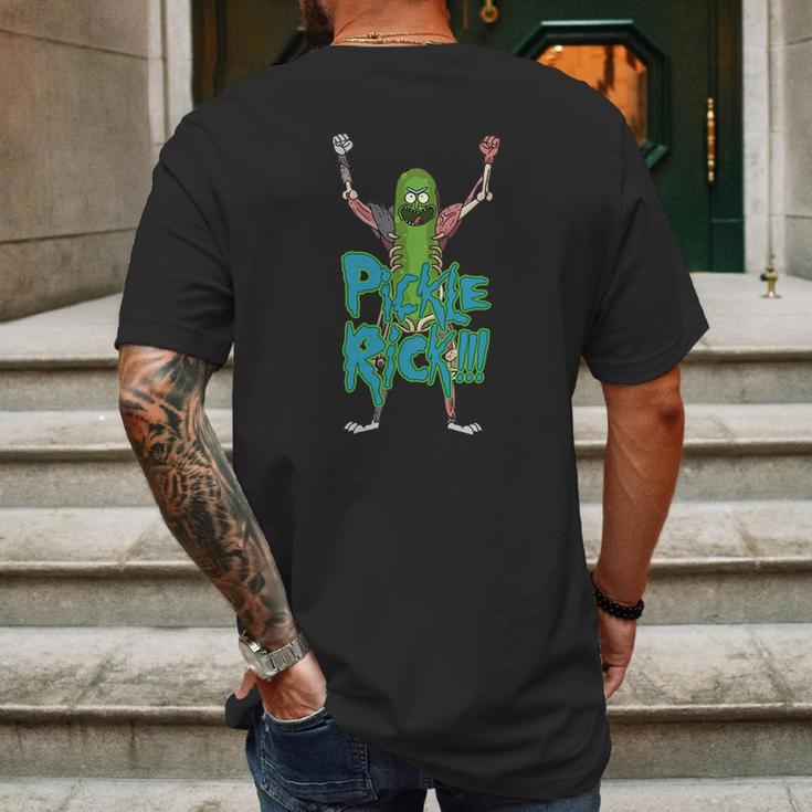 Pickle Funny Rick T-Shirt- Mens Back Print T-shirt Gifts for Men