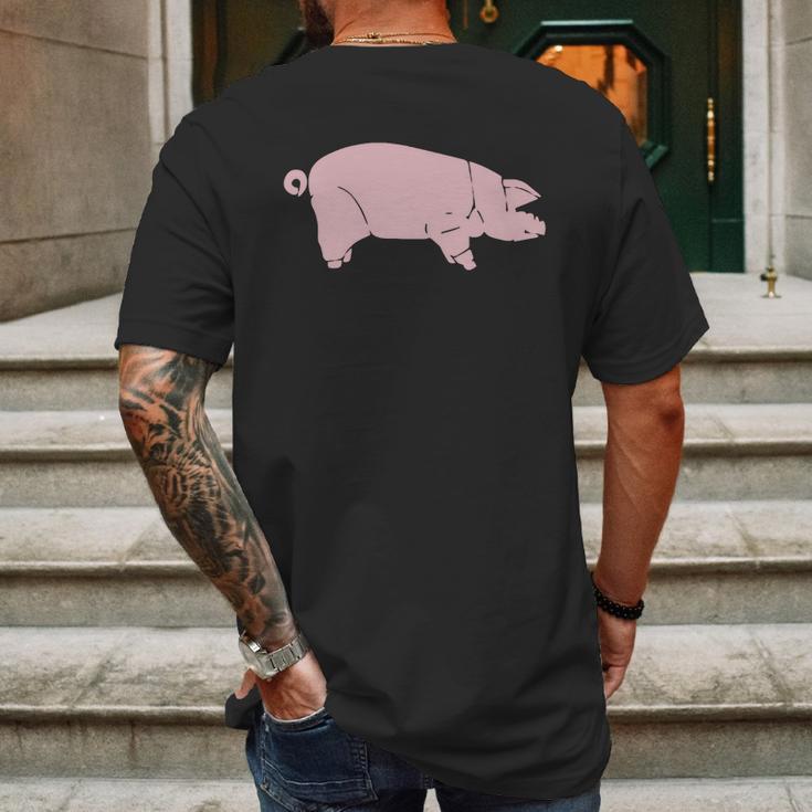 Pig Floyd T-Shirt Mens Back Print T-shirt Gifts for Men