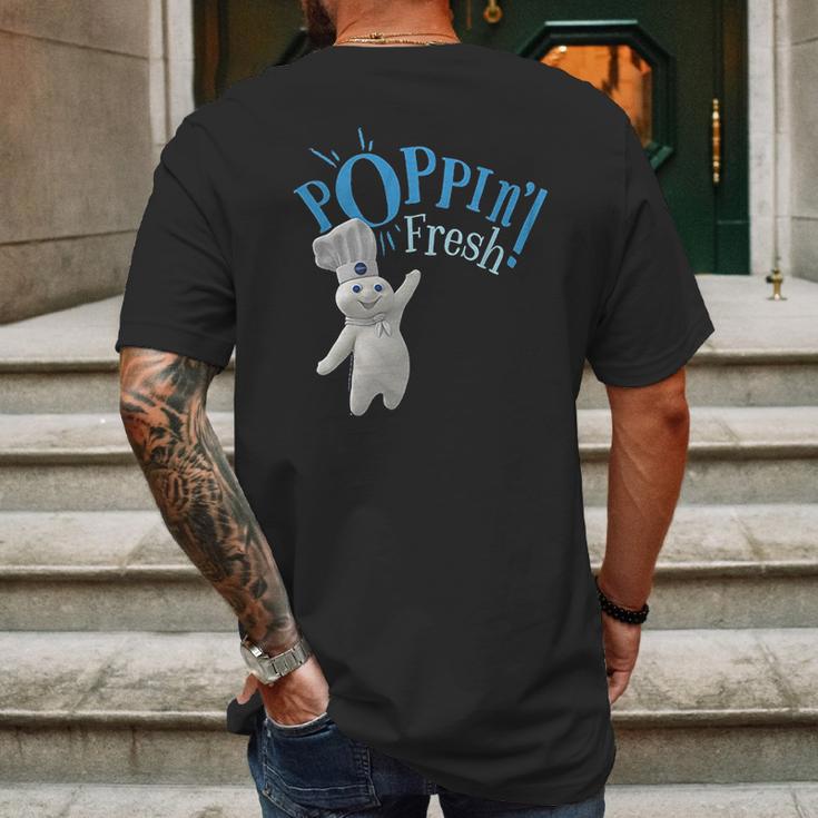 Pillsbury Doughboy Poppin Fresh Graphic Mens Back Print T-shirt Gifts for Men