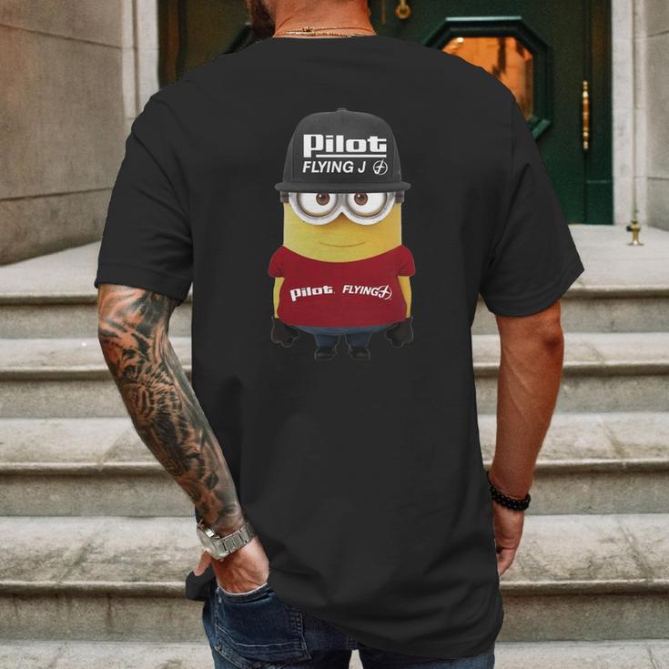 Pilot Flying J Funny Shirt Mens Back Print T-shirt Gifts for Men