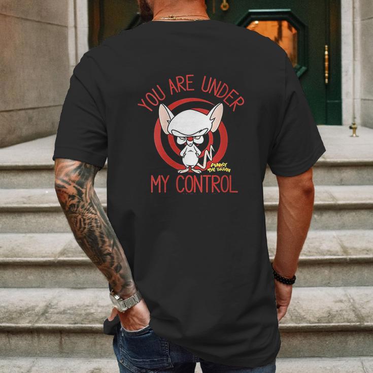 Pinky And The Brain You Are Under My Control Mens Back Print T-shirt Gifts for Men