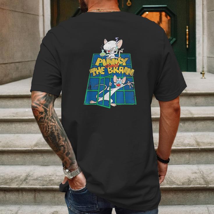 Pinky And The Brain Ol Standard Mens Back Print T-shirt Gifts for Men