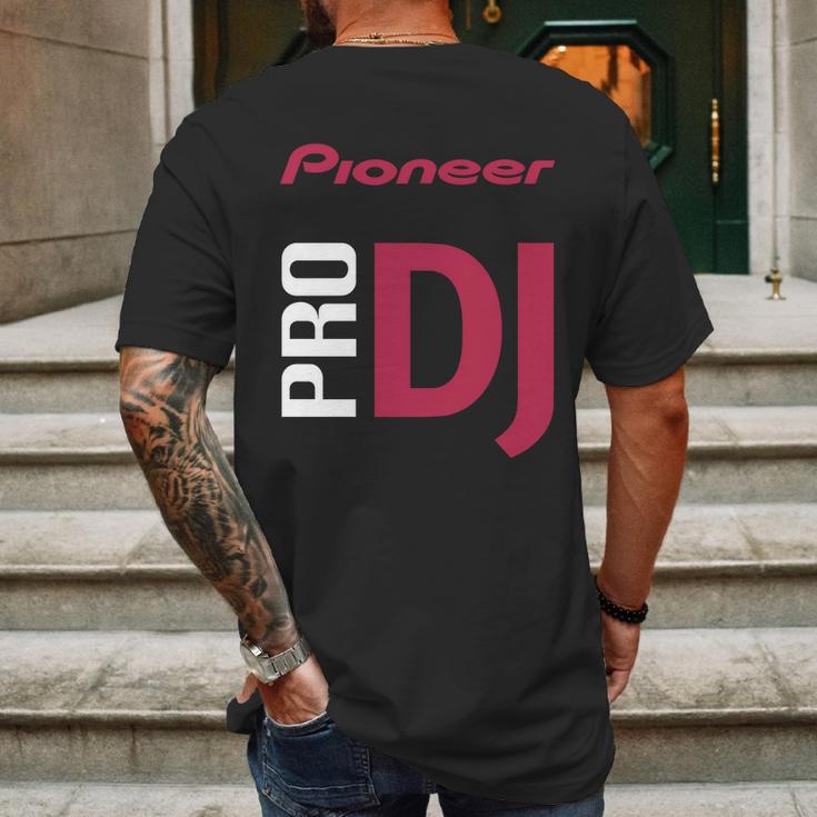 Pioneer Dj Mens Back Print T-shirt Gifts for Men