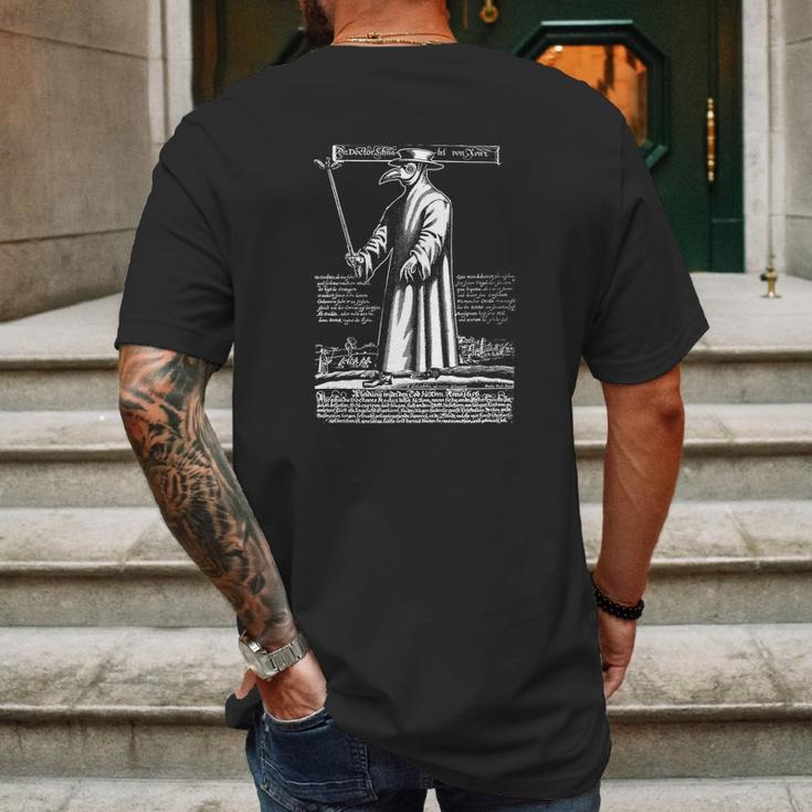 Plague Doctor Tshirt Mens Back Print T-shirt Gifts for Men