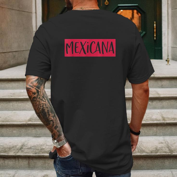 Playera Para Mexicanas Chicanas Y Latinas Mens Back Print T-shirt Gifts for Men