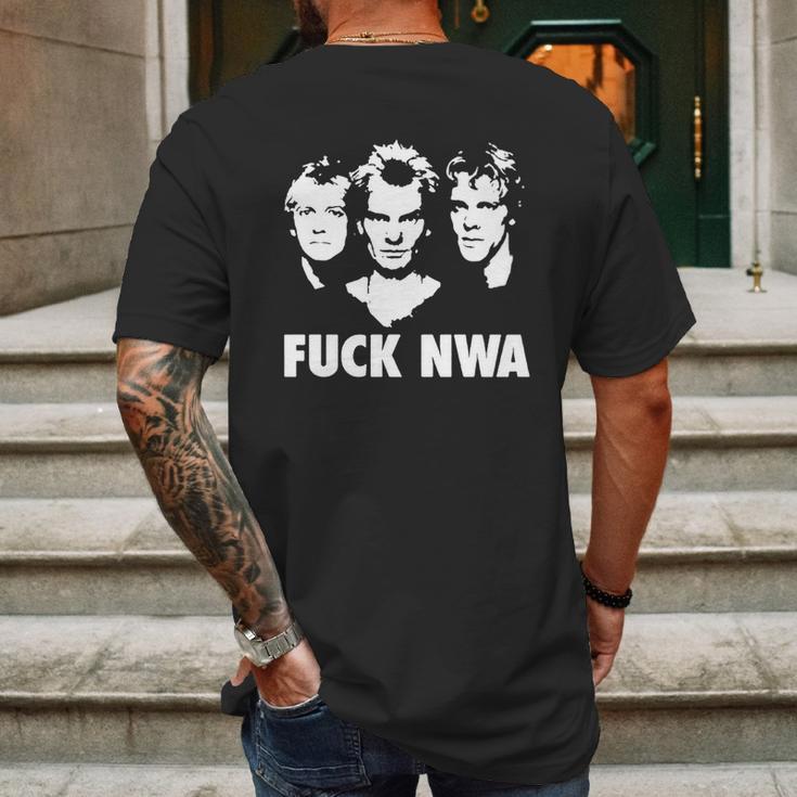 The Police Fuck Nwa Mens Back Print T-shirt Gifts for Men