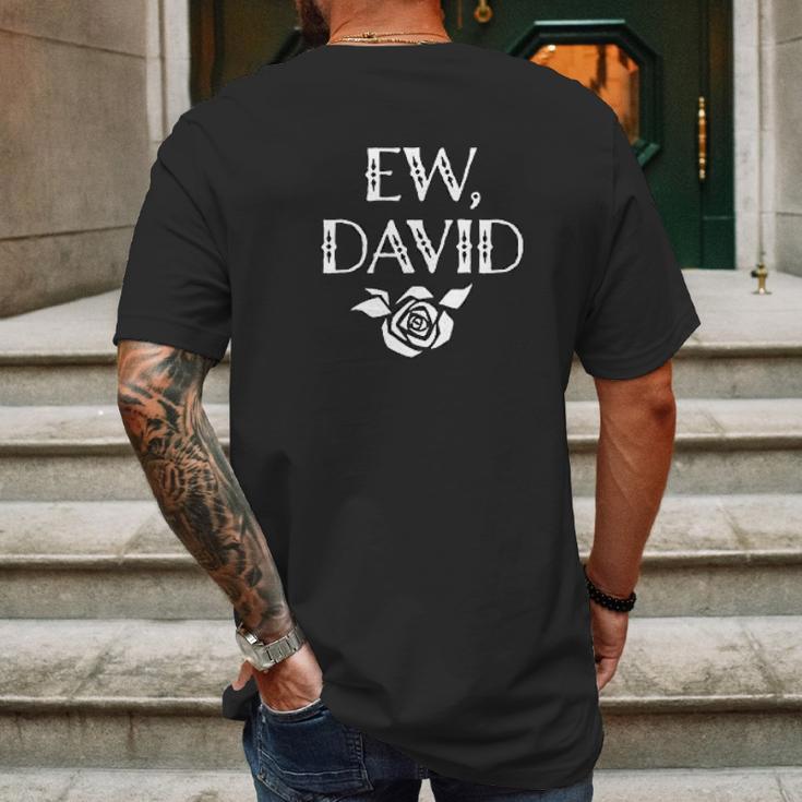 Pop Threads Ew David Alexis Moira Rose Mens Back Print T-shirt Gifts for Men