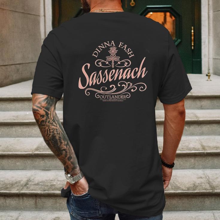 Popfunk Outlander Dinna Fash Sassenach Mens Back Print T-shirt Gifts for Men