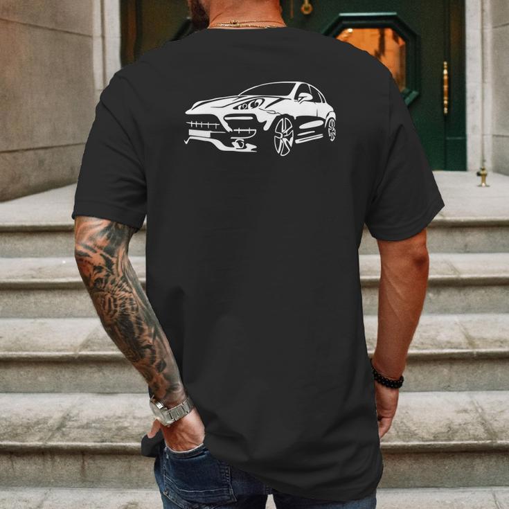 Porsche Cayenne 955 Tuning Car Suv Facelift 4X4 Turbo T-Shirt Mens Back Print T-shirt Gifts for Men