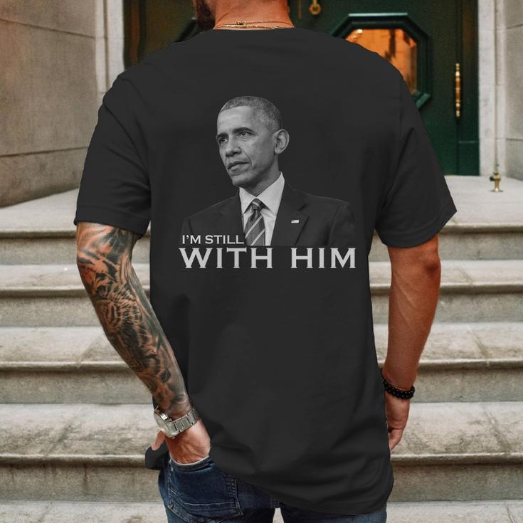 Im Still With Him President Barack Obama Anti Trump Mens Back Print T-shirt Gifts for Men