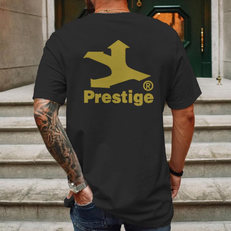 Prestige Records T-Shirt Mens Back Print T-shirt Gifts for Men