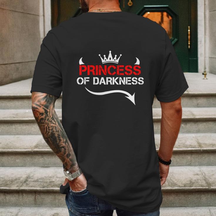 Princess Of Darkness Halloween For Daddys Girl Shirt Mens Back Print T-shirt Gifts for Men