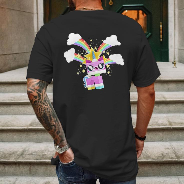 Princess Unikitty Yay Mens Back Print T-shirt Gifts for Men