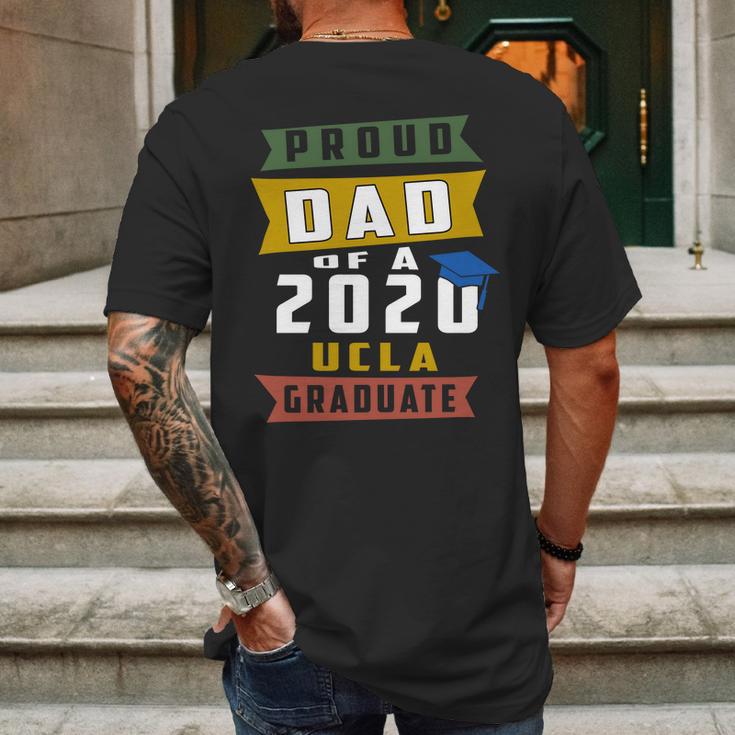 Proud Dad Of A 2020 Ucla University Of California Los Angeles Graduate Mens Back Print T-shirt Gifts for Men