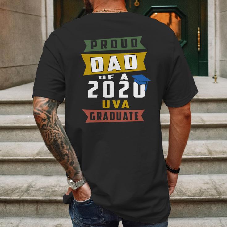 Proud Dad Of A 2020 Uva University Of Virginia Graduate Mens Back Print T-shirt Gifts for Men