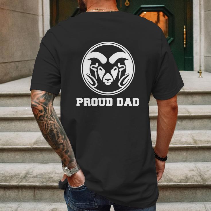 Proud Dad Colorado State T-Shirt Mens Back Print T-shirt Gifts for Men