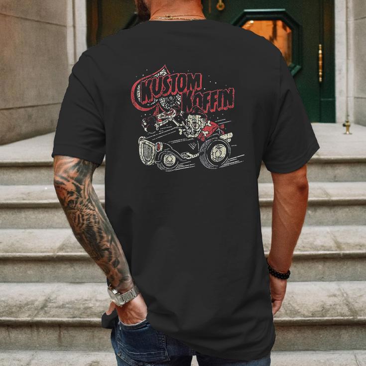 Psychobilly Horror Punk Rock Hot Rod Gasser Mens Back Print T-shirt Gifts for Men