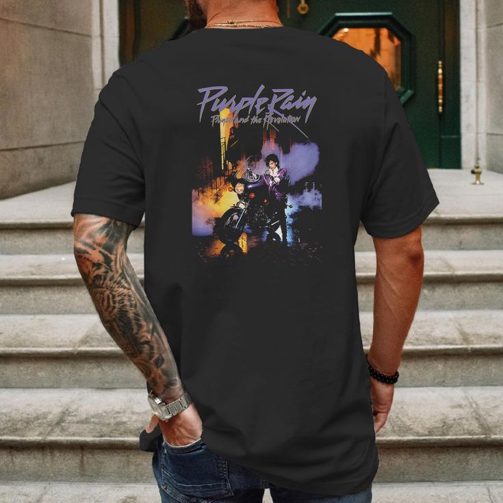 Purple Rain Prince And The Revolution Shirt Mens Back Print T-shirt Gifts for Men