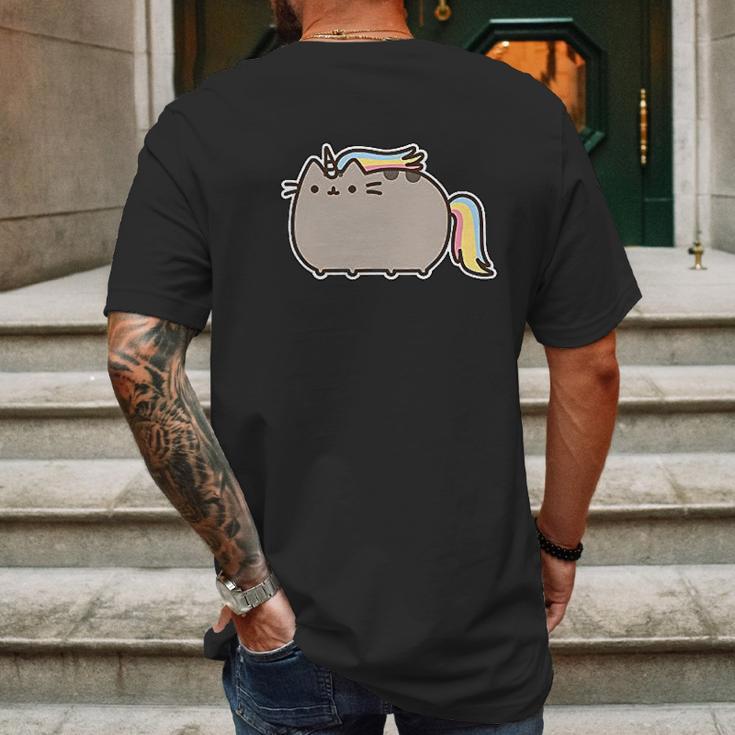 Pusheen The Cat Pusheenicorn Mens Back Print T-shirt Gifts for Men