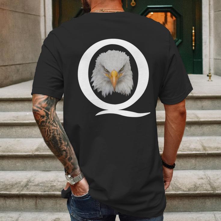 Qanon Shirt Q Anon Eagle T-Shirt Great Awakening Usa Tee Mens Back Print T-shirt Gifts for Men