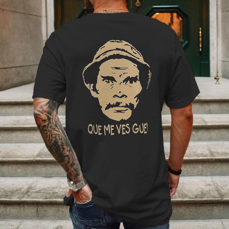 Que Me Vez Guey El Chavo Del Ocho Don Ramon Mens Back Print T-shirt Gifts for Men