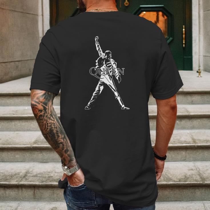 Queen Legendary Freddie Mercury Mens Back Print T-shirt Gifts for Men