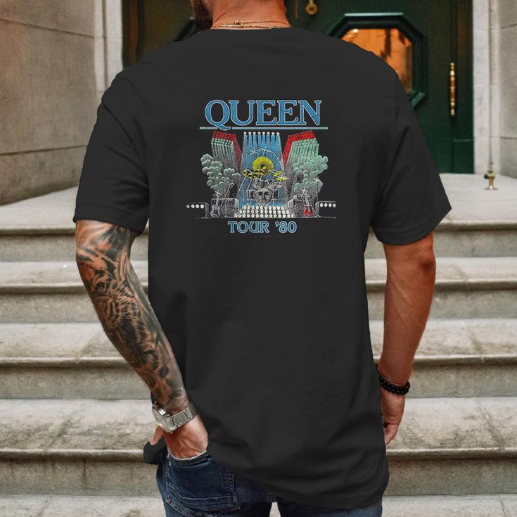 Queen Official Tour 80 Mens Back Print T-shirt Gifts for Men