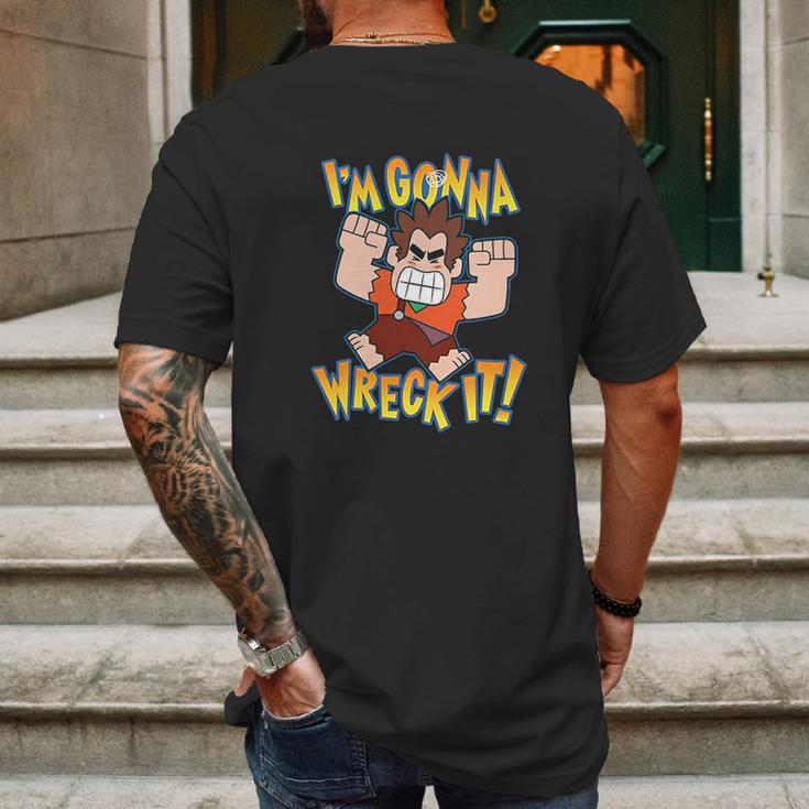 Ralph Breaks The Internet Im Gonna Wreck It L Mens Back Print T-shirt Gifts for Men