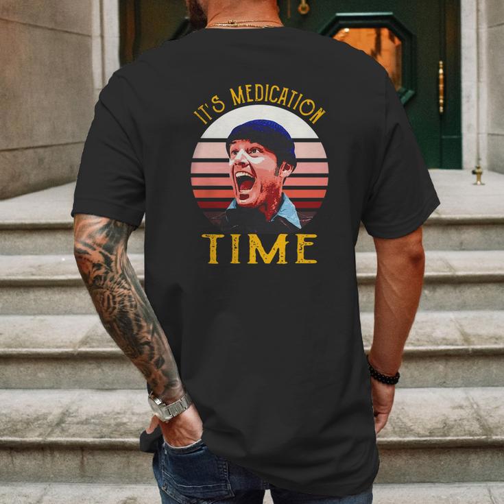 Randle Mcmurphy It’S Medication Time Shirt Mens Back Print T-shirt Gifts for Men