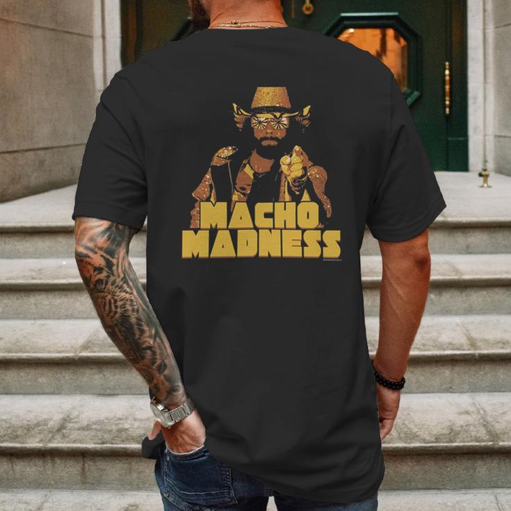 Randy Macho Man Savage Madness Vintage Mens Back Print T-shirt Gifts for Men