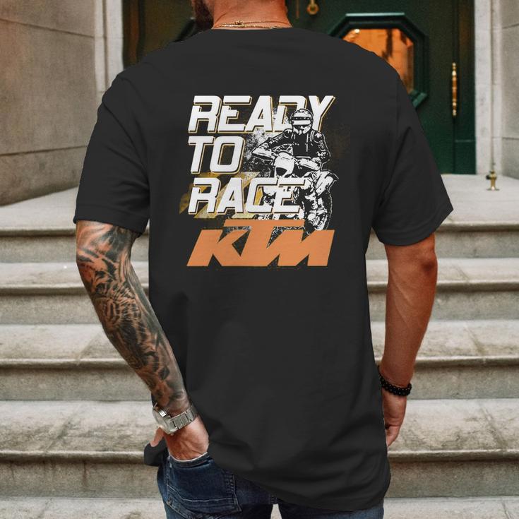 Ready To Race Ktm Mens Back Print T-shirt Gifts for Men