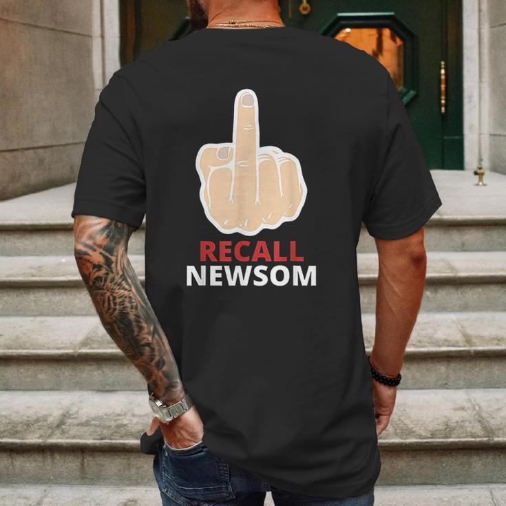 Recall Newsom Recall Gavin Newsom Mens Back Print T-shirt Gifts for Men