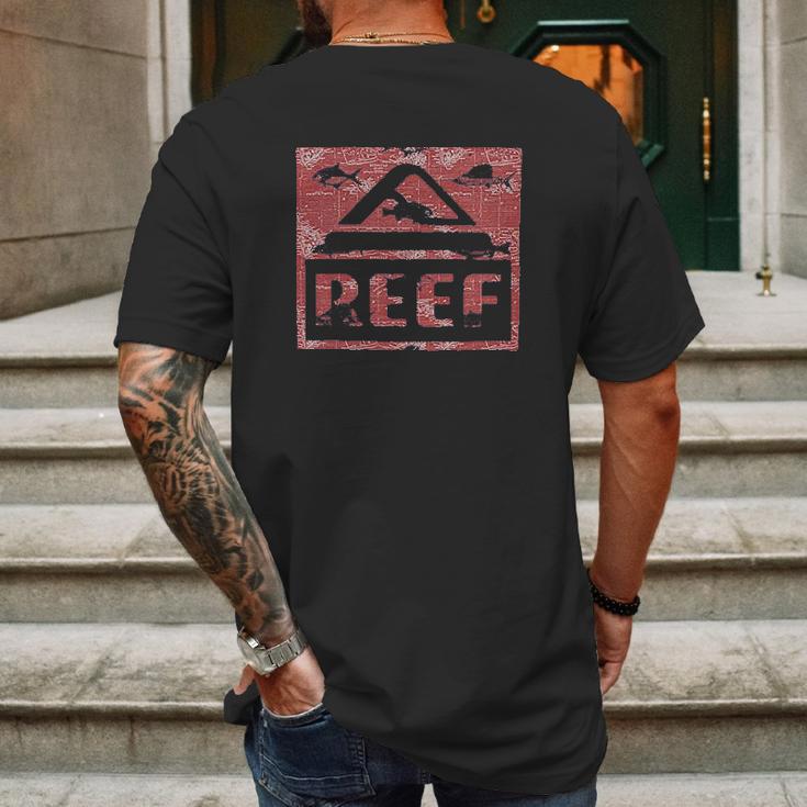 Reef Logo Mens Back Print T-shirt Gifts for Men