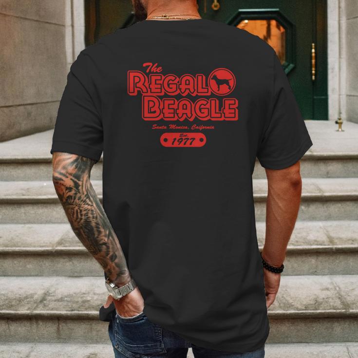 The Regal Beagle Mens Back Print T-shirt Gifts for Men