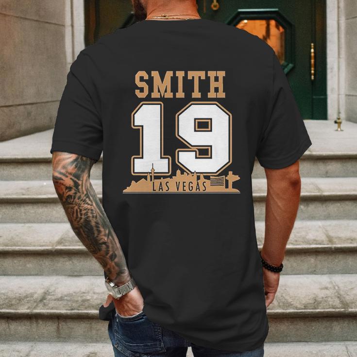 Reilly Smith No 19 Las Vegas Golden Knights Mens Back Print T-shirt Gifts for Men