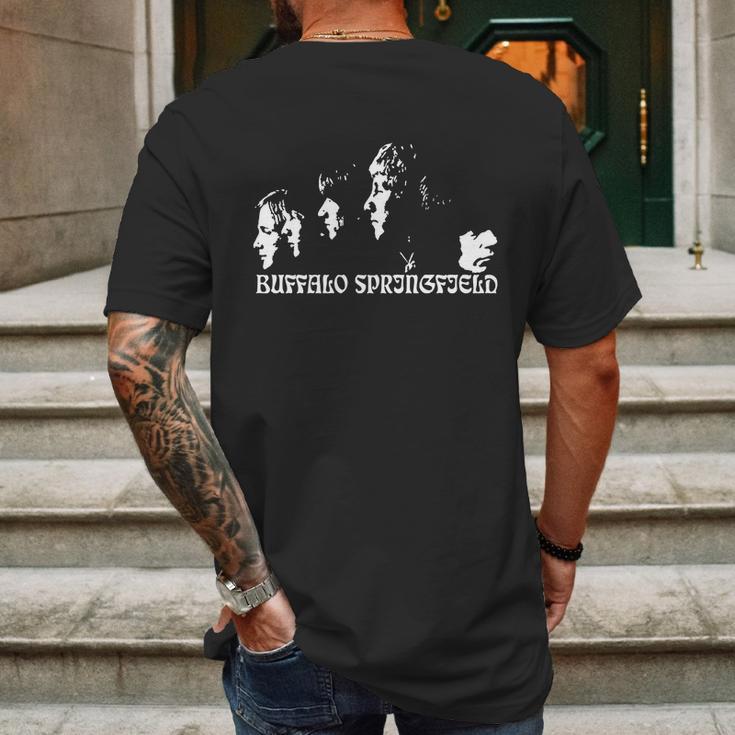 Retro Graphic Buffalo Springfield Art Mens Back Print T-shirt Gifts for Men