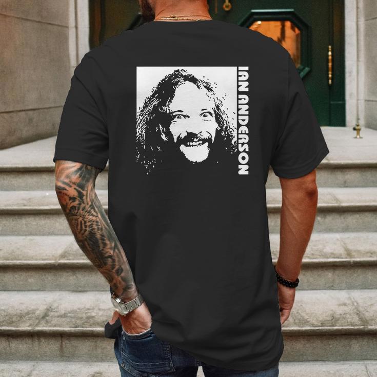 Retro Graphic Ian Anderson Art Mens Back Print T-shirt Gifts for Men