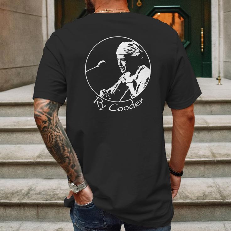 Retro Graphic Ry Cooder Art Mens Back Print T-shirt Gifts for Men