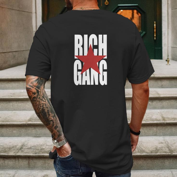 Rich Gang Mens Back Print T-shirt Gifts for Men