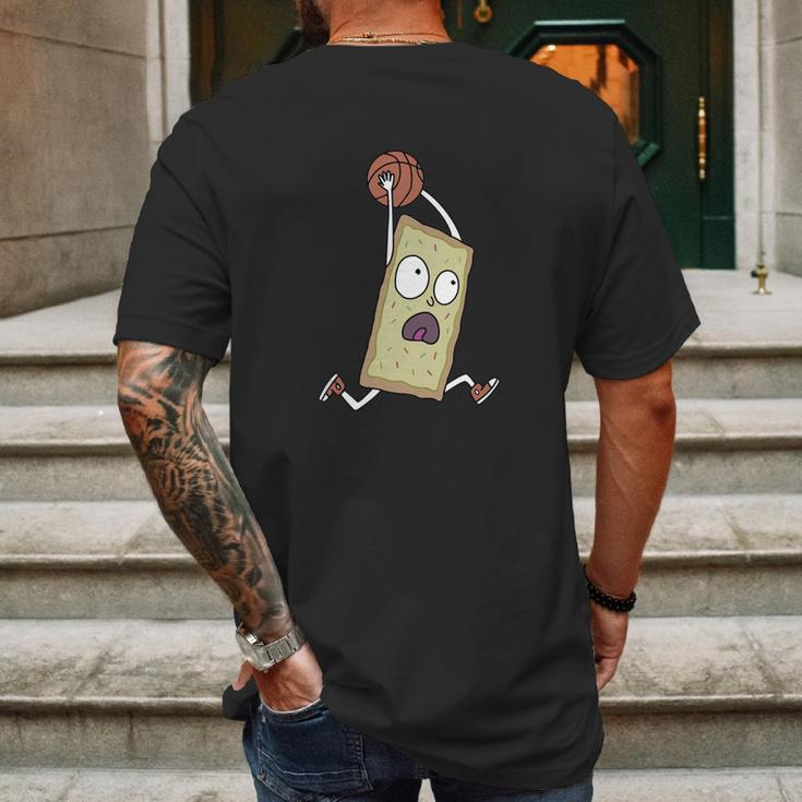 Rick Morty - Dunking Poptart Mens Back Print T-shirt Gifts for Men