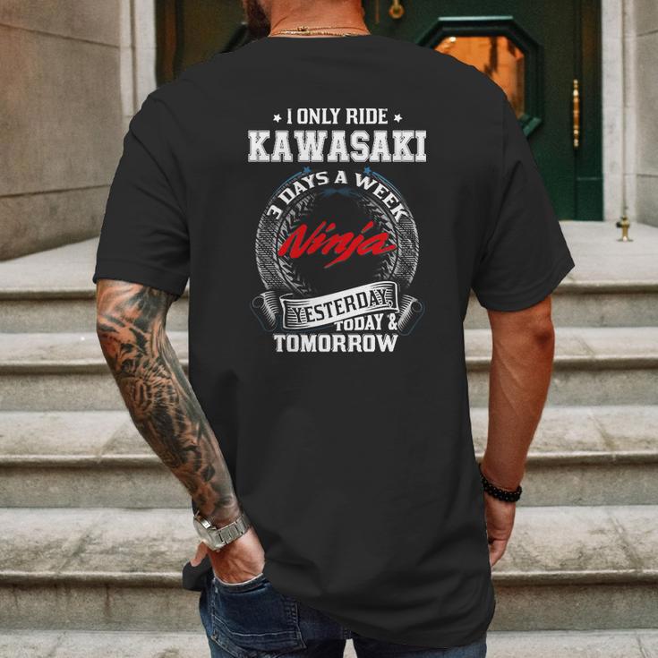 Only Ride Kawasaki Ninjia Mens Back Print T-shirt Gifts for Men