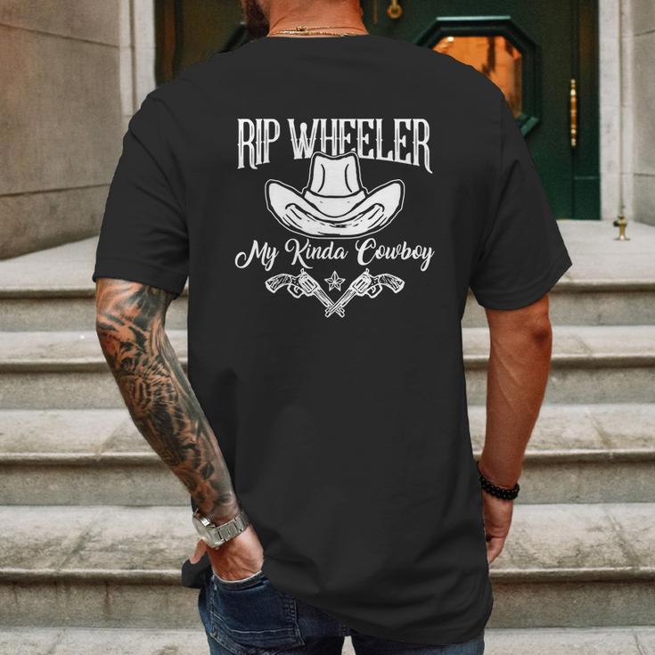 Rip Wheeler My Kinda Cowboy Mens Back Print T-shirt Gifts for Men