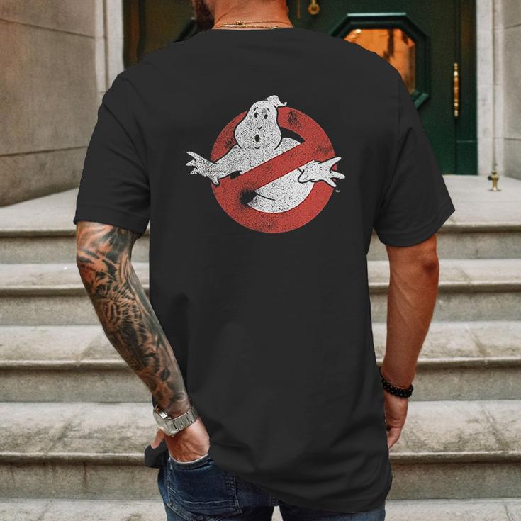 Ripple Junction Ghostbusters Distressed No Ghost No Type Mens Back Print T-shirt Gifts for Men