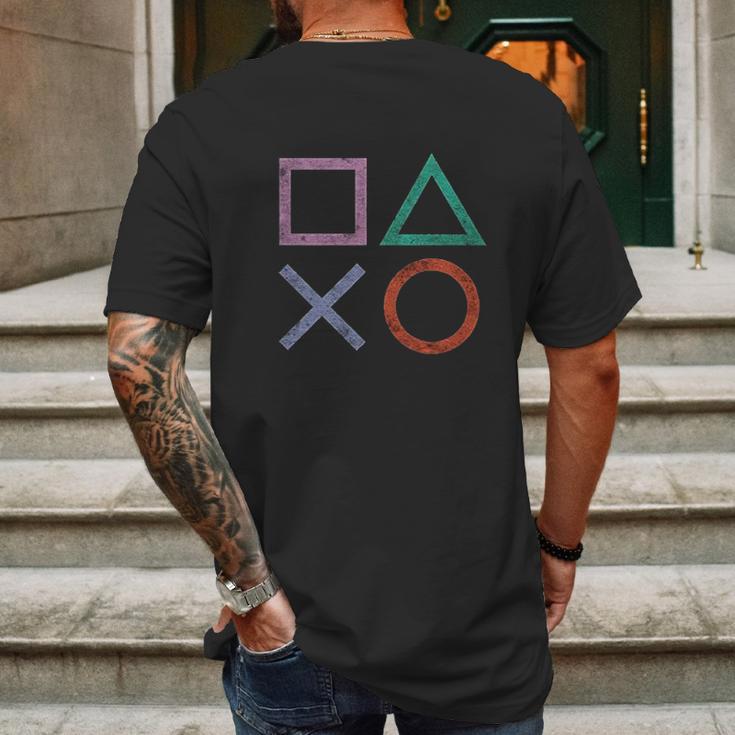 Ripple Junction Playstation Vintage Mens Back Print T-shirt Gifts for Men