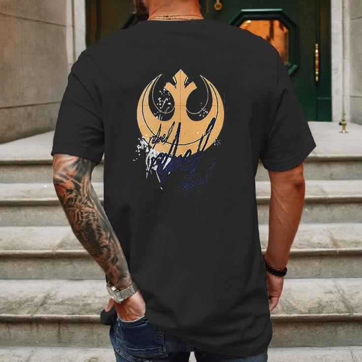 The Rise Of Skywalker Rebel Alliance Mens Back Print T-shirt Gifts for Men