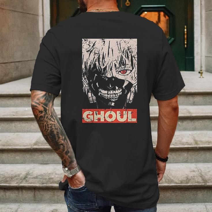 Rivebella New Graphic Manga Mens Back Print T-shirt Gifts for Men