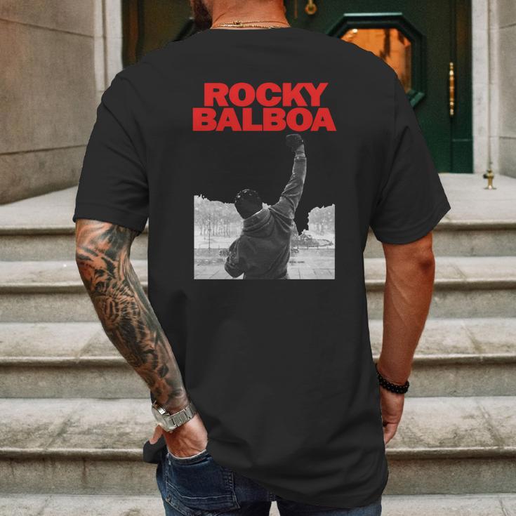 Rocky Balboa Mens Back Print T-shirt Gifts for Men