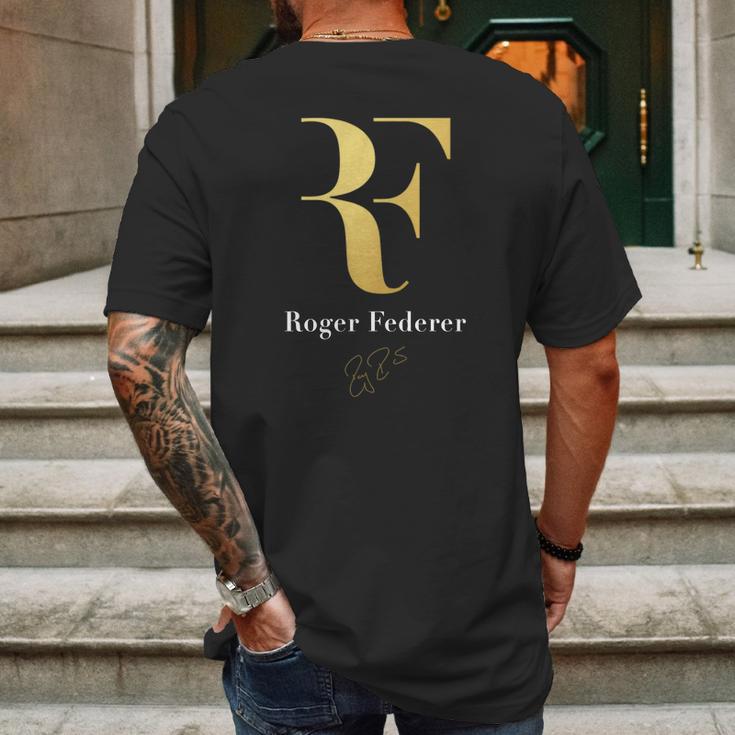 Roger Federer Rf Mens Back Print T-shirt Gifts for Men